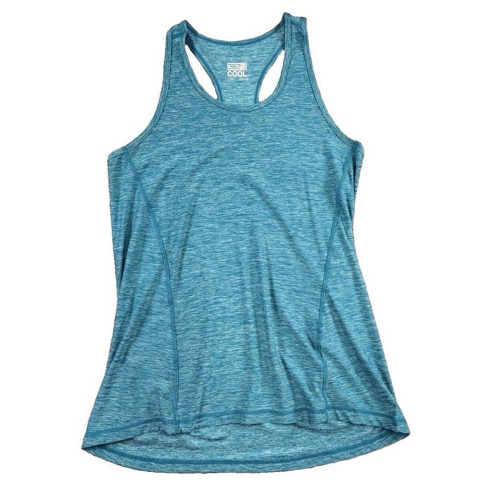 32 Degrees Heathered Blue Tank Top Sz XS Running Training Gym